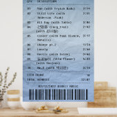 INDIGO/RM - Album receipt Poster (Keuken)