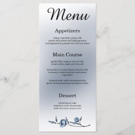 Indigo Romance Trouwmenu Menu