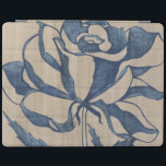 Indigo Roos iPad Cover<br><div class="desc">Floral</div>