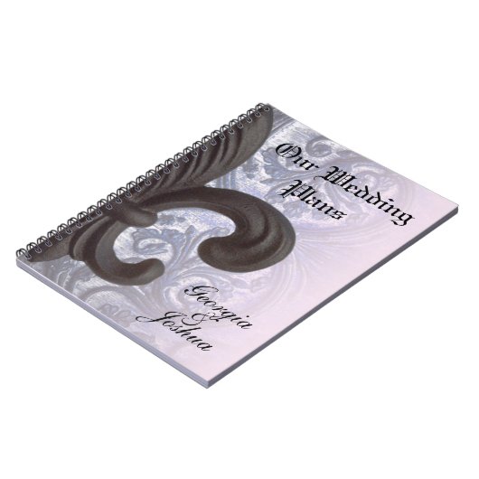 INdigo/roos "iron fleur de lis" PLANNING NOTEBOOK Notitieboek (Linkerzijde)