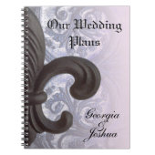 INdigo/roos "iron fleur de lis" PLANNING NOTEBOOK Notitieboek (Voorkant)
