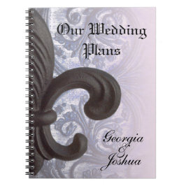 INdigo/roos "iron fleur de lis" PLANNING NOTEBOOK Notitieboek