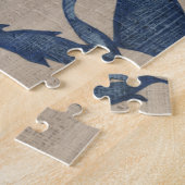 Indigo Roos Legpuzzel (Zijkant)