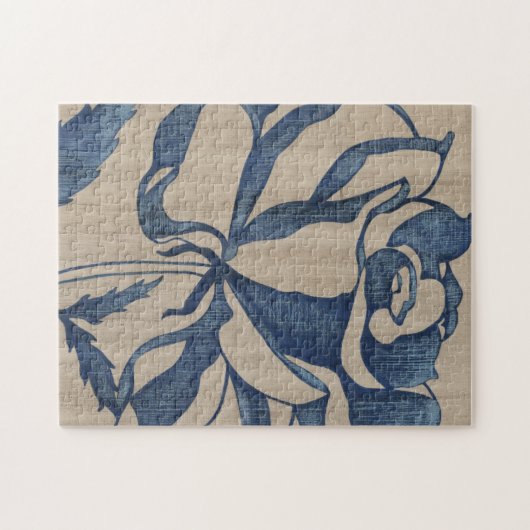 Indigo Roos Legpuzzel (Horizontaal)