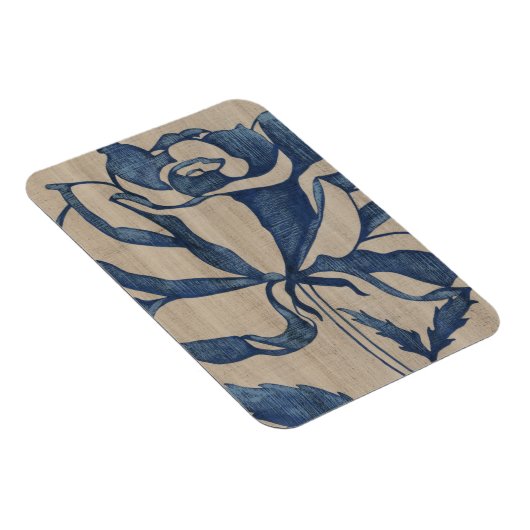 Indigo Roos Magneet (Rechterzijde)