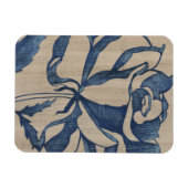 Indigo Roos Magneet (Horizontaal)