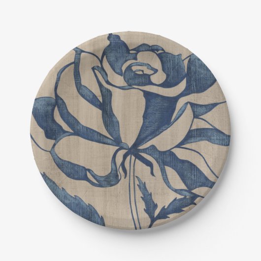 Indigo Roos Papieren Bordje (Voorkant)
