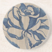 Indigo Roos Zandsteen Onderzetter (Voorkant)