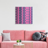 Indigo Roze Opgespannen Canvasprint Canvas Afdruk (Insitu (Woonkamer))