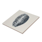 Indigo Seashell Tegeltje (Zijkant)