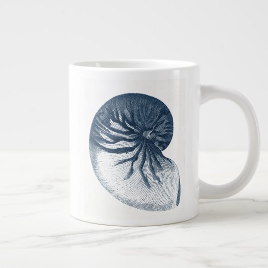 Indigo Shark Eye Seashell Grote Koffiekop (Rechts)