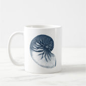 Indigo Shark Eye Seashell Koffiemok (Links)