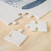 Indigo Shark Eye Seashell Legpuzzel (Zijkant)