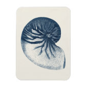 Indigo Shark Eye Seashell Magneet (Verticaal)