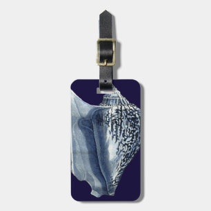 Indigo Shells I Bagagelabel