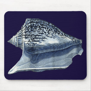 Indigo Shells I Muismat