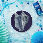 Indigo Shells I Papieren Bordje (Feest)
