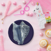 Indigo Shells I Papieren Bordje (Feest)