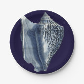 Indigo Shells I Papieren Bordje (Voorkant)