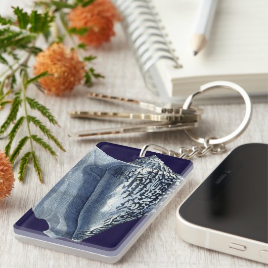 Indigo Shells I Sleutelhanger (Voorkant Rechts)