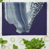 Indigo Shells I Theedoek (Gevouwen)