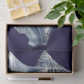 Indigo Shells I Tissuepapier (Geschenk)