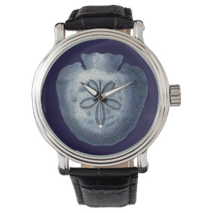 Indigo Shells III Horloge