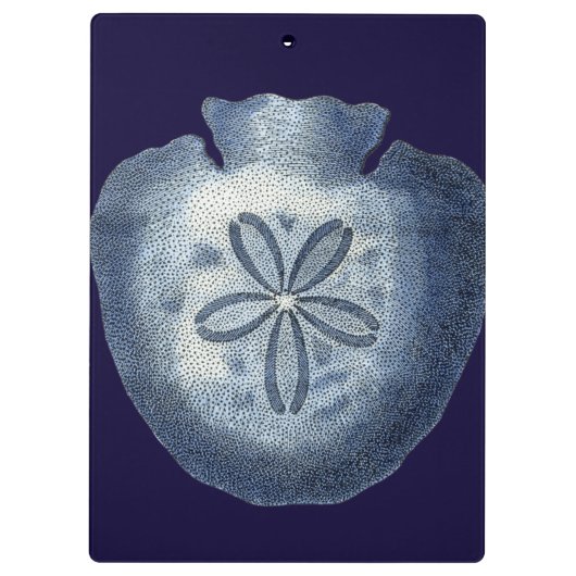 Indigo Shells III Klembord (Achterkant)