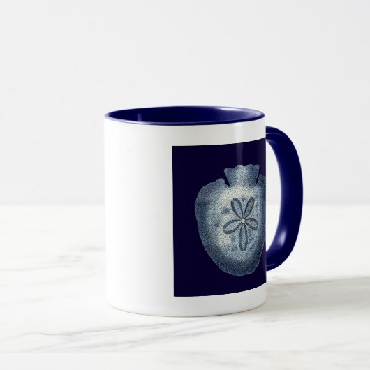 Indigo Shells III Mok (Voorkant rechts)