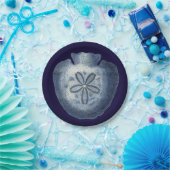 Indigo Shells III Papieren Bordje (Feest)