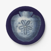 Indigo Shells III Papieren Bordje (Voorkant)