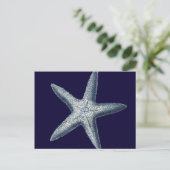 Indigo Shells IV Briefkaart (Staand voorkant)