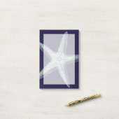 Indigo Shells IV Post-it® Notes (Op bureau)