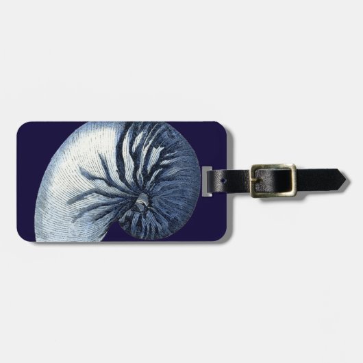 Indigo Shells VII Bagagelabel (Voorkant horizontaal)