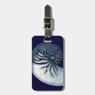 Indigo Shells VII Bagagelabel