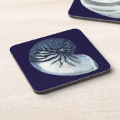 Indigo Shells VII Drankjes Onderzetter (Linkerzijde)