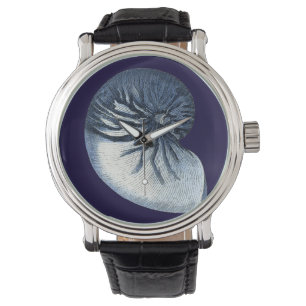 Indigo Shells VII Horloge