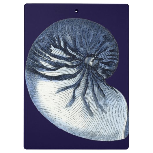 Indigo Shells VII Klembord (Achterkant)