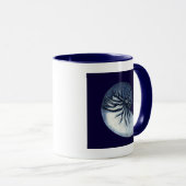 Indigo Shells VII Mok (Voorkant rechts)