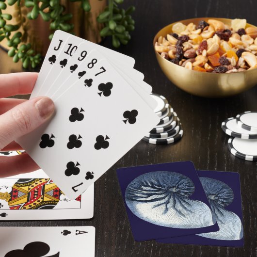 Indigo Shells VII Pokerkaarten (Insitu)