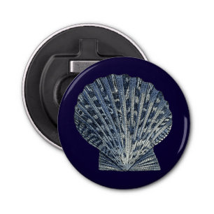 Indigo Shells VIII Button Flesopener