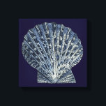 Indigo Shells VIII Canvas Afdruk<br><div class="desc">Mariene Leven</div>