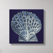Indigo Shells VIII Canvas Afdruk (Voorkant)