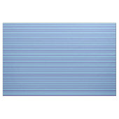 Indigo & Sky Blue Colored Lines Pattern Stof (Yard (91,4 cm))