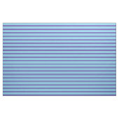 Indigo & Sky Blue Colored Lines Pattern Stof (Fat Quarter)