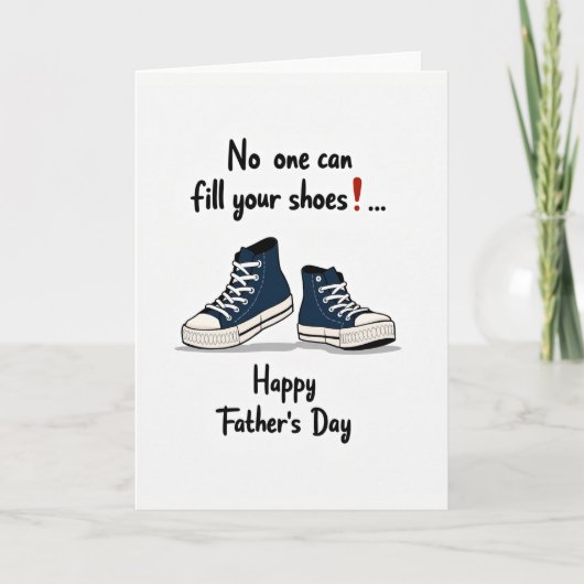 Indigo Sneakers Vaderdag kaart (Voorkant)