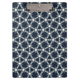 Indigo Sneeuwbloem Lattice Klembord
