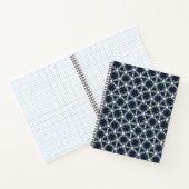 Indigo Sneeuwbloem Lattice Notitieboek (Binnen)