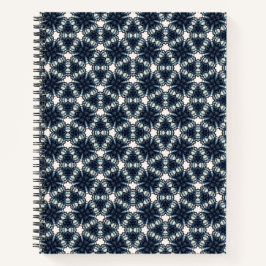 Indigo Sneeuwbloem Lattice Notitieboek
