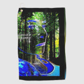 Indigo Snoep 01 Golfhanddoek (Voorkant)